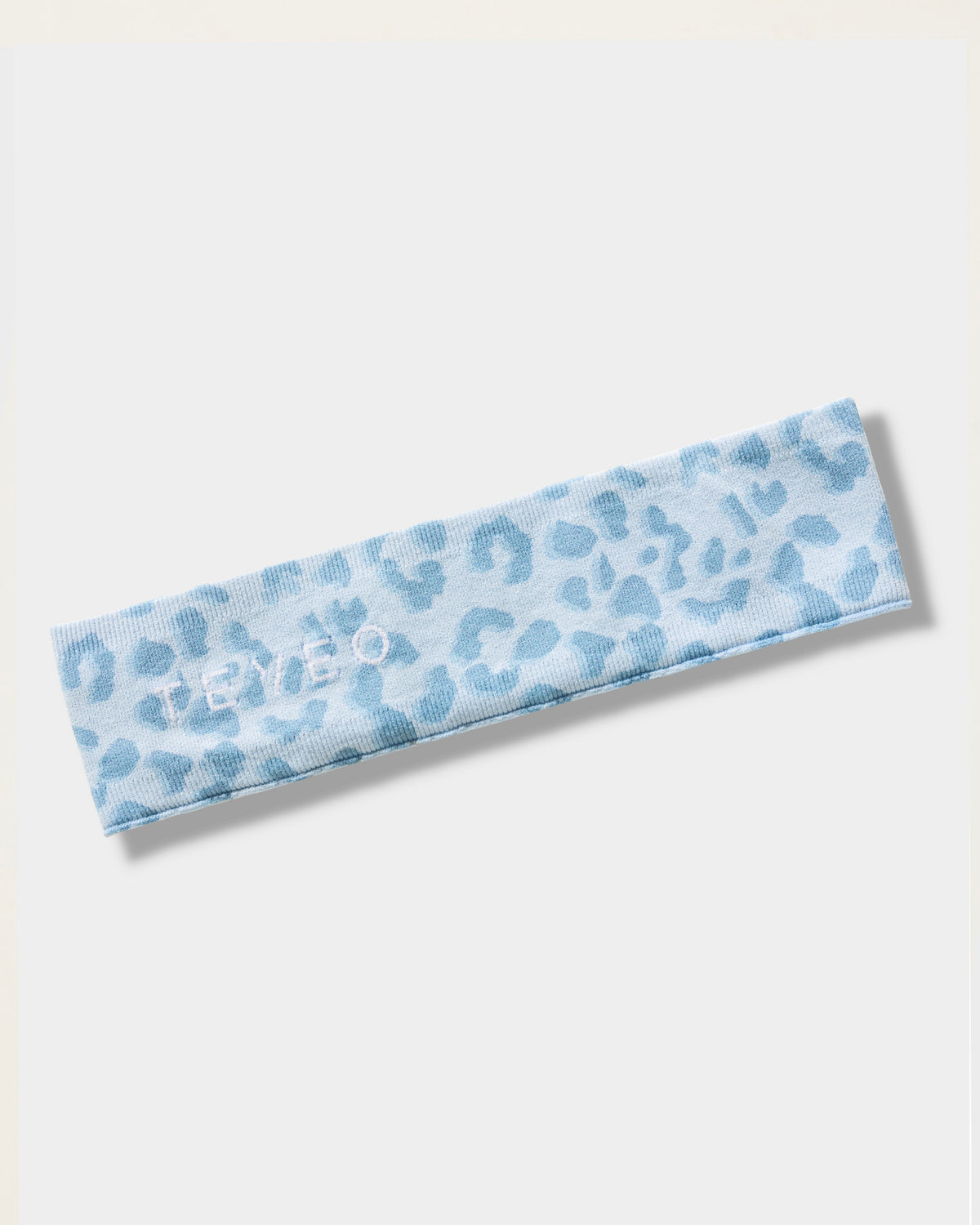 Contrastline Headband ‘Baby Blue Leopard’
