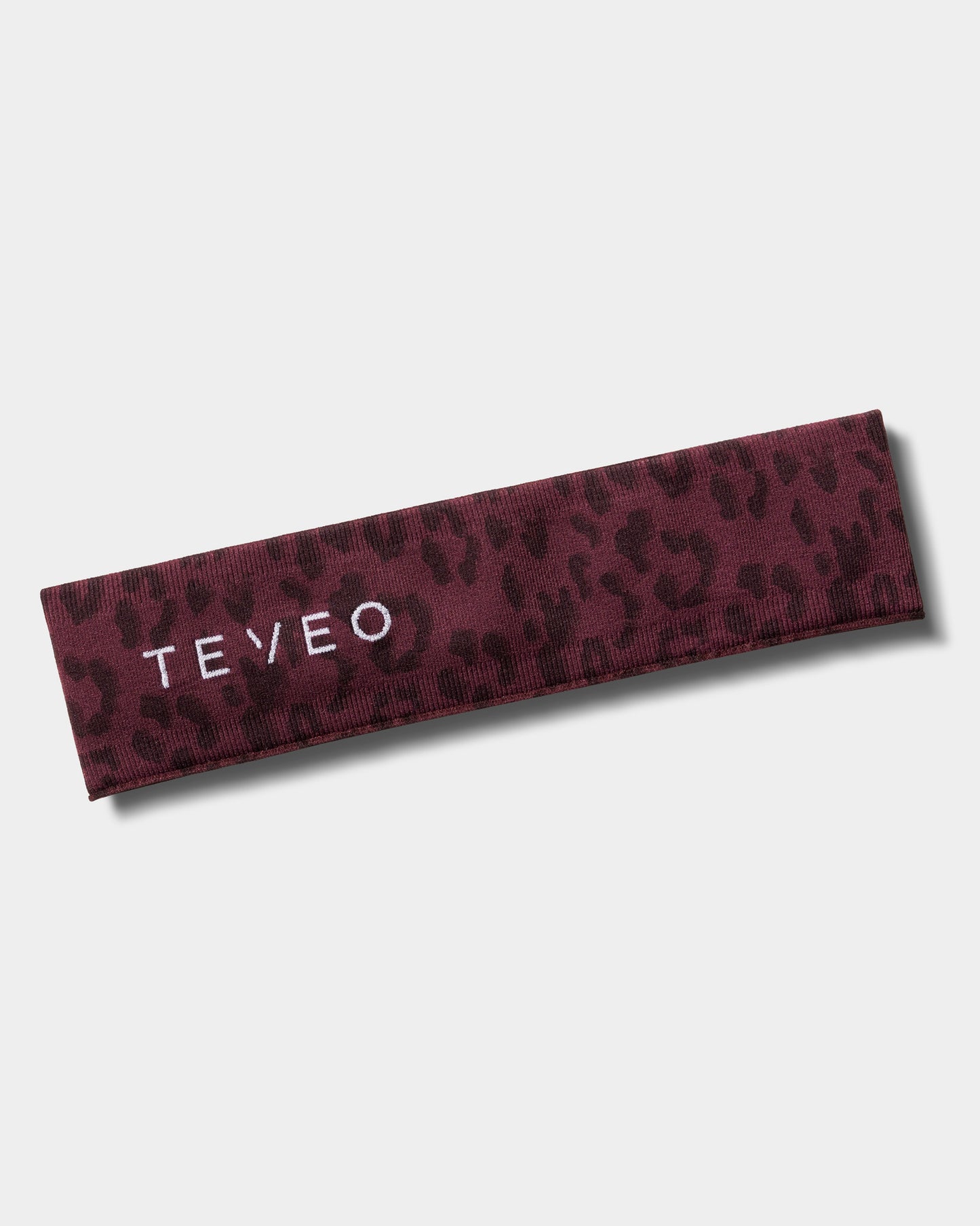 Contrastline Headband ‘Merlot Leopard’