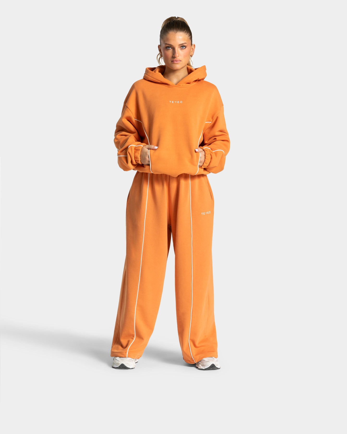 Sweat à capuche Contrastline « Pumpkin Spice »