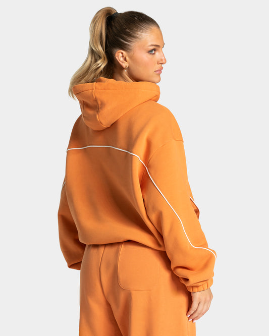 Contrastline Hooded Sweater ‘Pumpkin Spice’