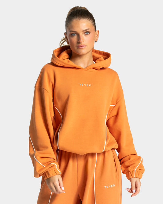 Contrastline Hooded Sweater ‘Pumpkin Spice’