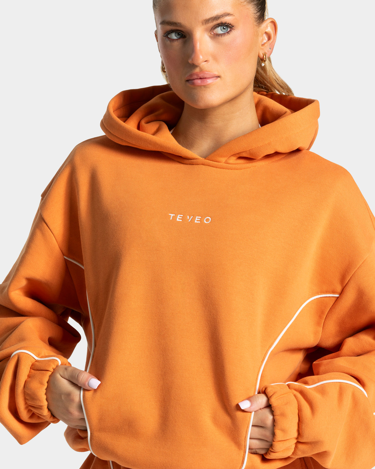 Bluza z kapturem Contrastline „Pumpkin Spice”