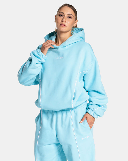 Sudadera con capucha Contrastline «Arctic Blue»