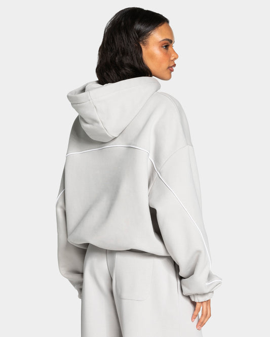 Contrastline Hooded Sweater ‘Moon’