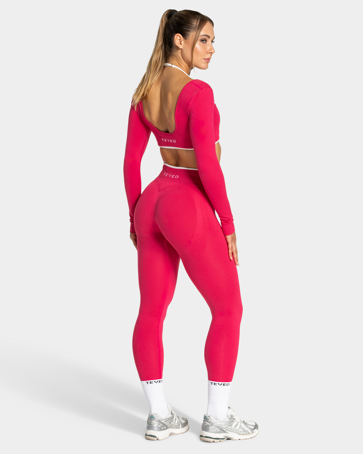 Legging Contrastline « Berry »