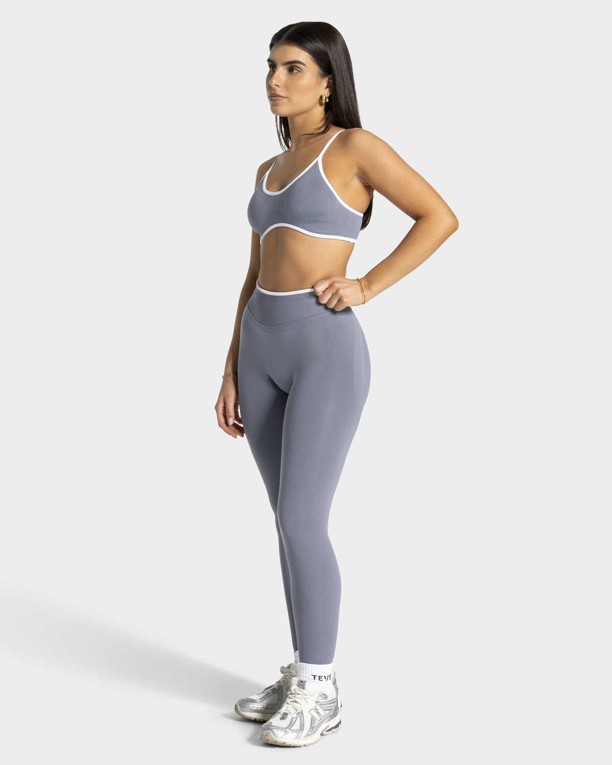 Contrastline Leggings ‘Ice Grey’