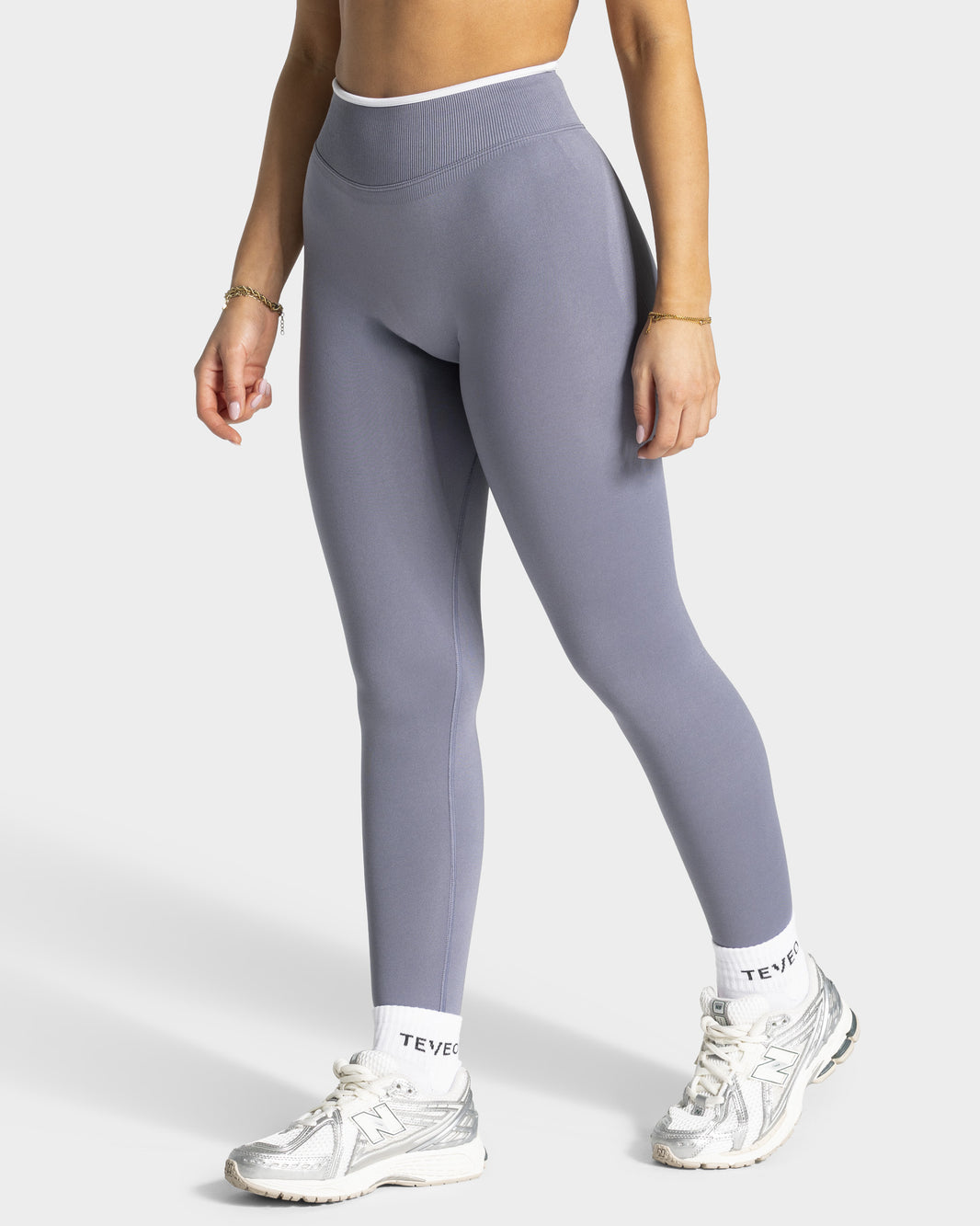 Leggings Contrastline “Grigio Ghiaccio"
