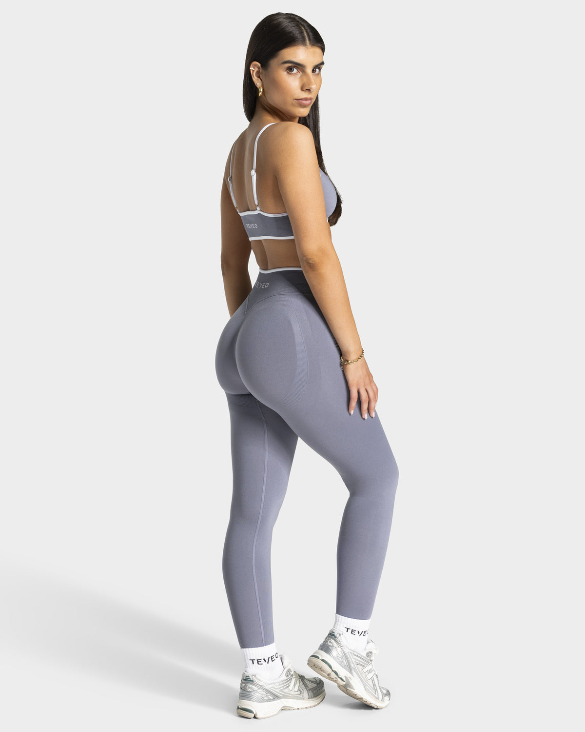 Contrastline Leggings ‘Ice Grey’