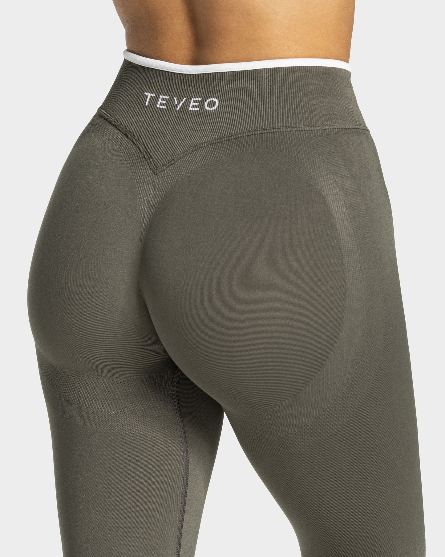 Contrastline Leggings ‘Khaki’