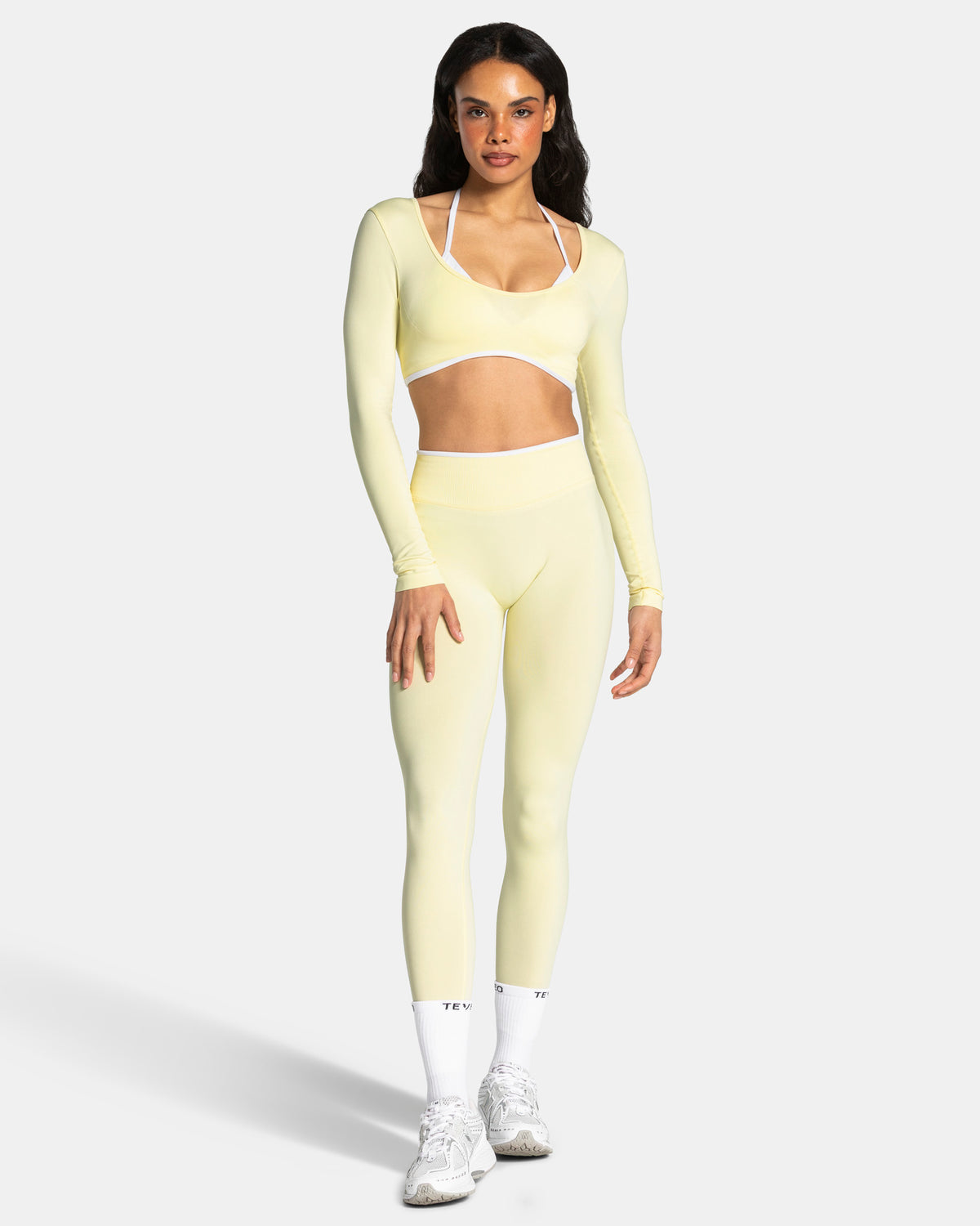 Contrastline Longsleeve ‘Butter Yellow’