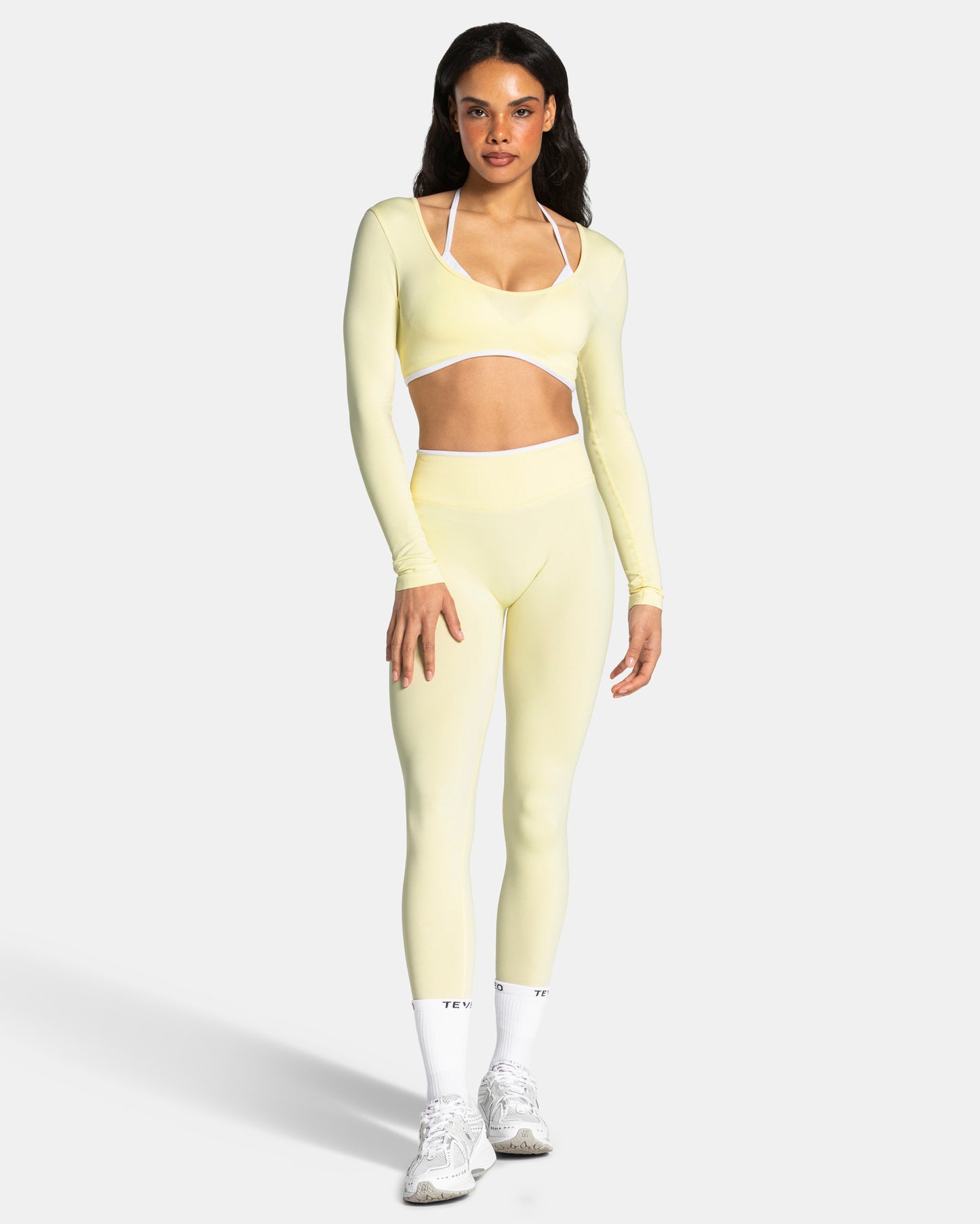 Contrastline Longsleeve ‘Butter Yellow’