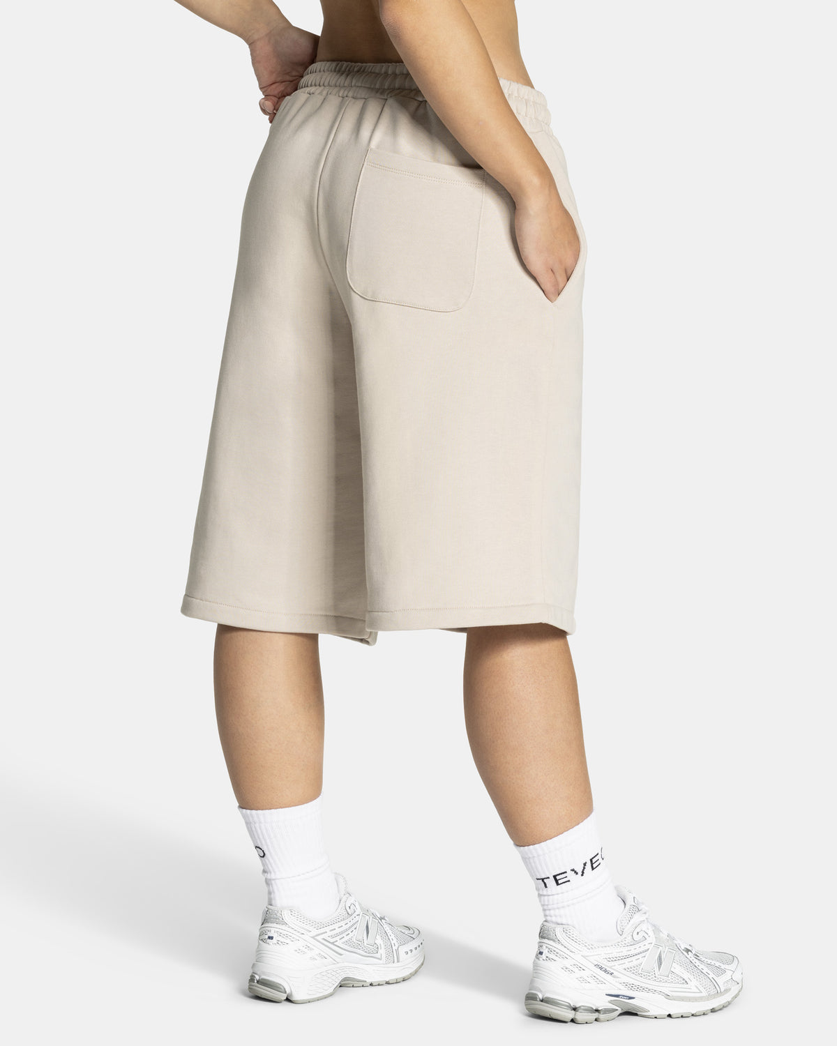 Contrastline Oversized Jorts ‘Cream’