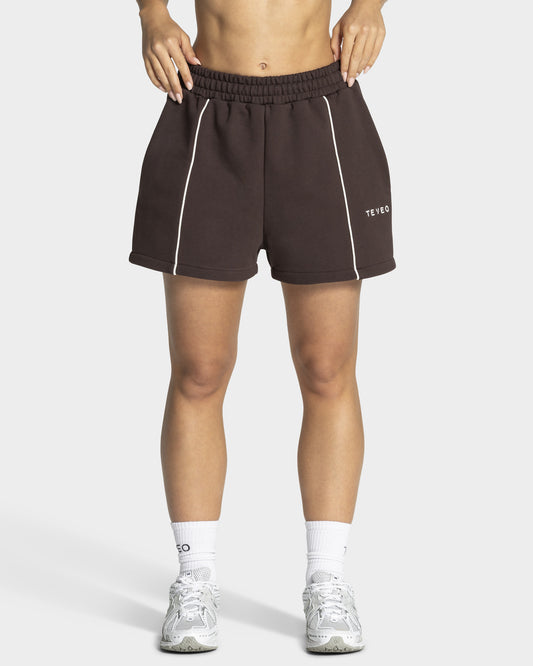 Contrastline Oversized Shorts ‘Espresso’