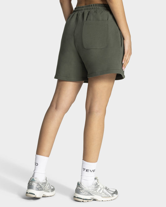 Contrastline Oversized Shorts ‘Khaki’