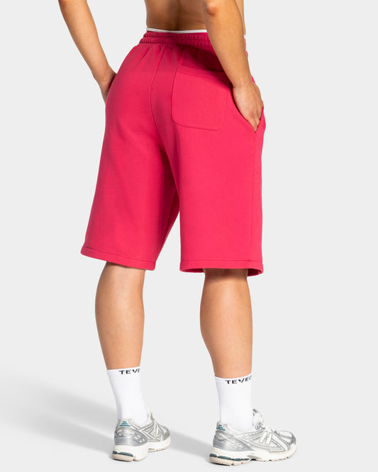 Contrastline Oversized Jorts ‘Berry’