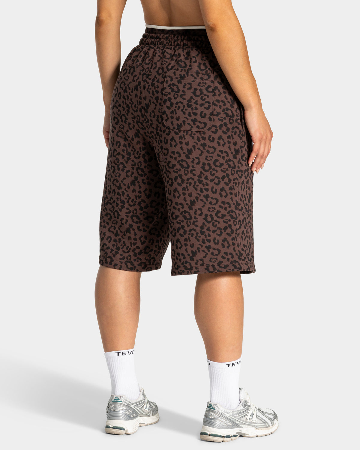 Contrastline Oversized Jorts ‘Espresso Leopard’