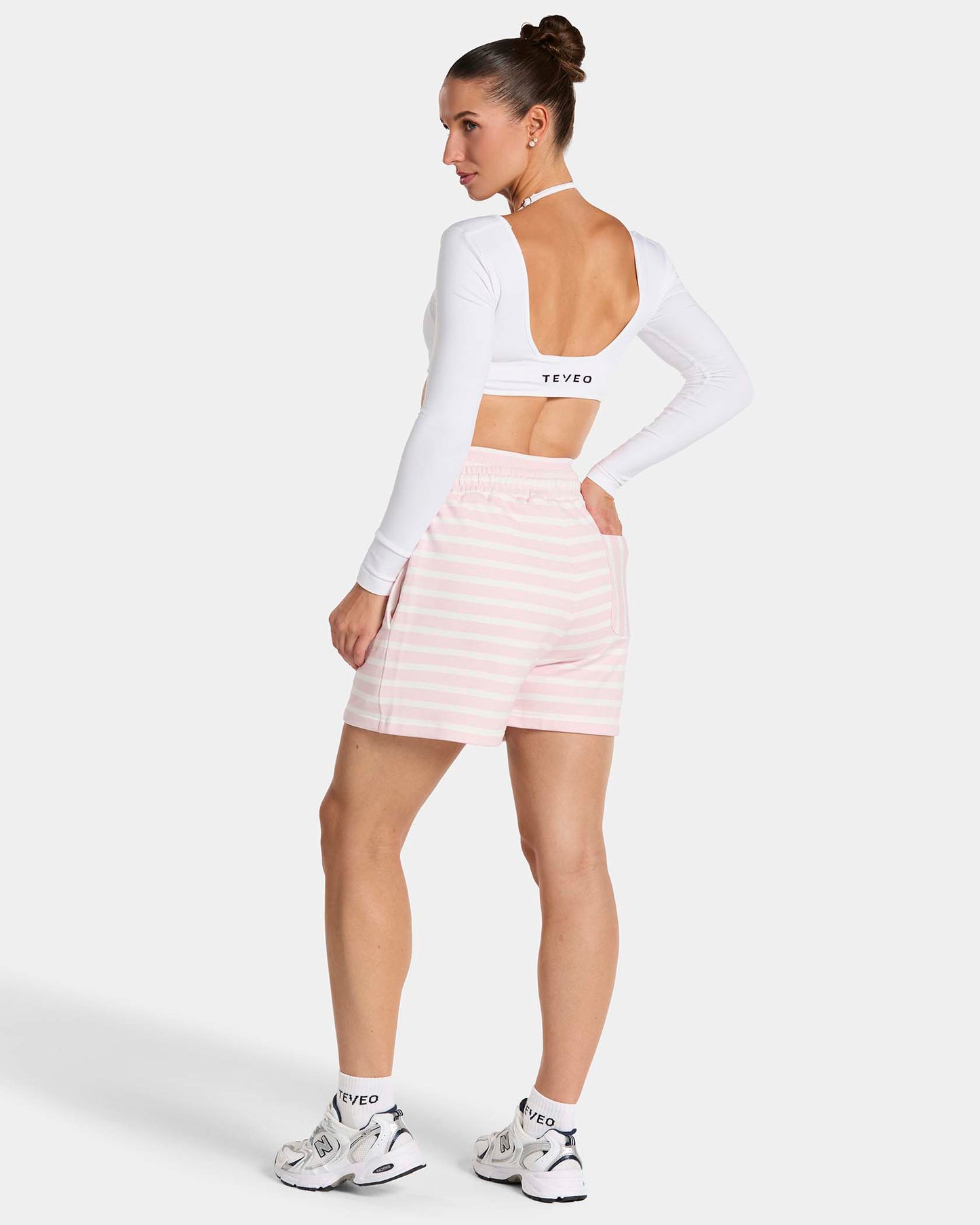 Short oversize Contrastline « Stripe Blossom »