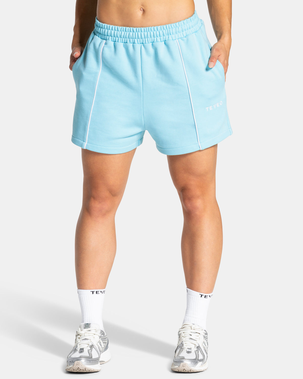 Contrastline Oversized Shorts ‘Arctic Blue’