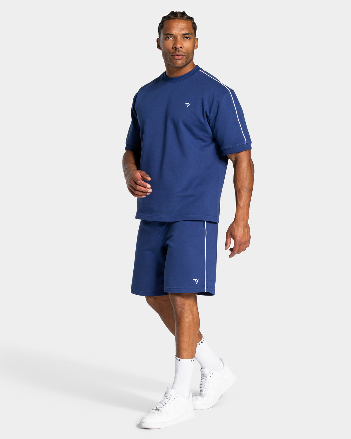 Contrastline Shorts ‘Indigo’