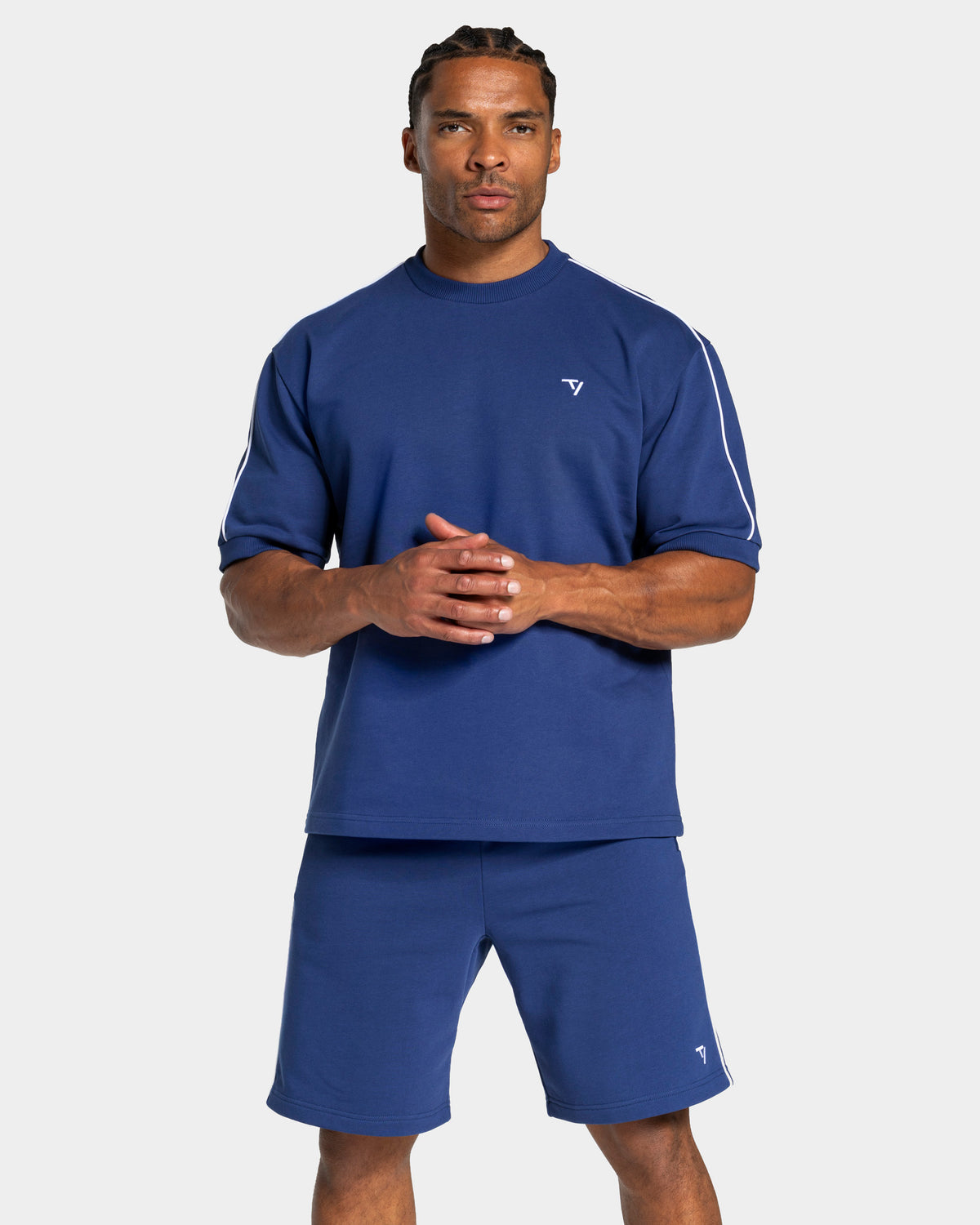 Contrastline Oversized T-Shirt ‘Indigo’