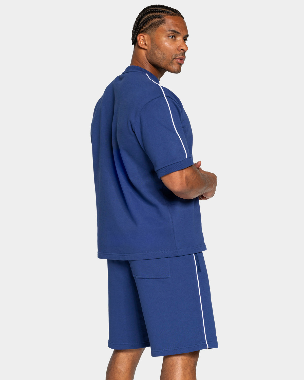 Contrastline Oversized T-Shirt ‘Indigo’