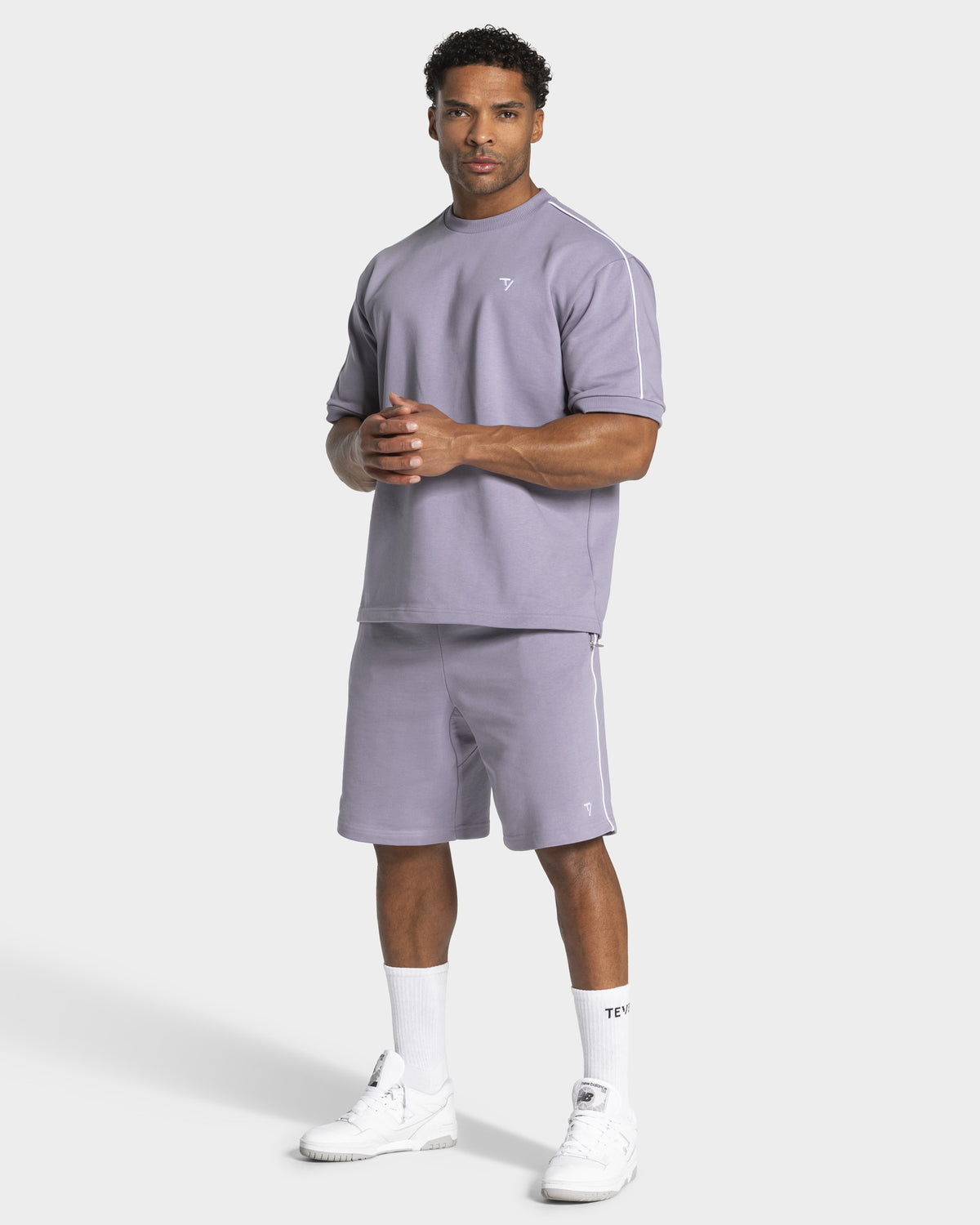 Contrastline Shorts ‘Lavender’