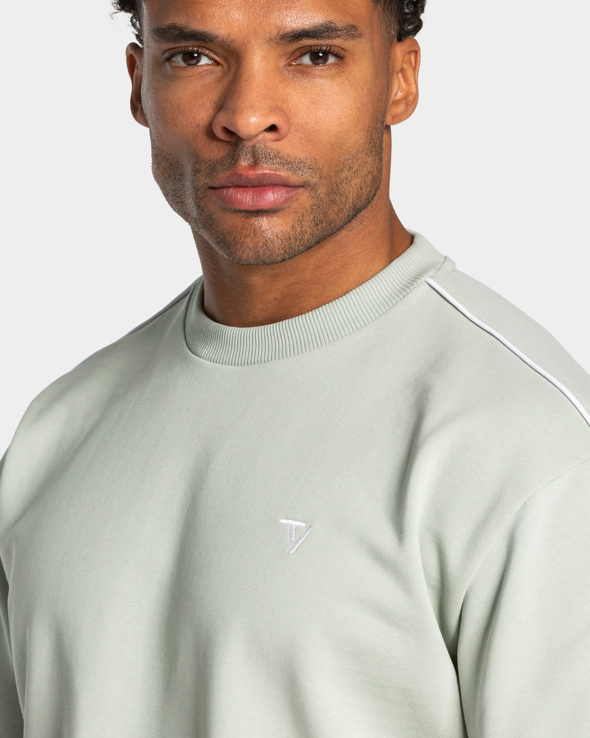 Contrastline Oversized T-Shirt ‘Pistachio’