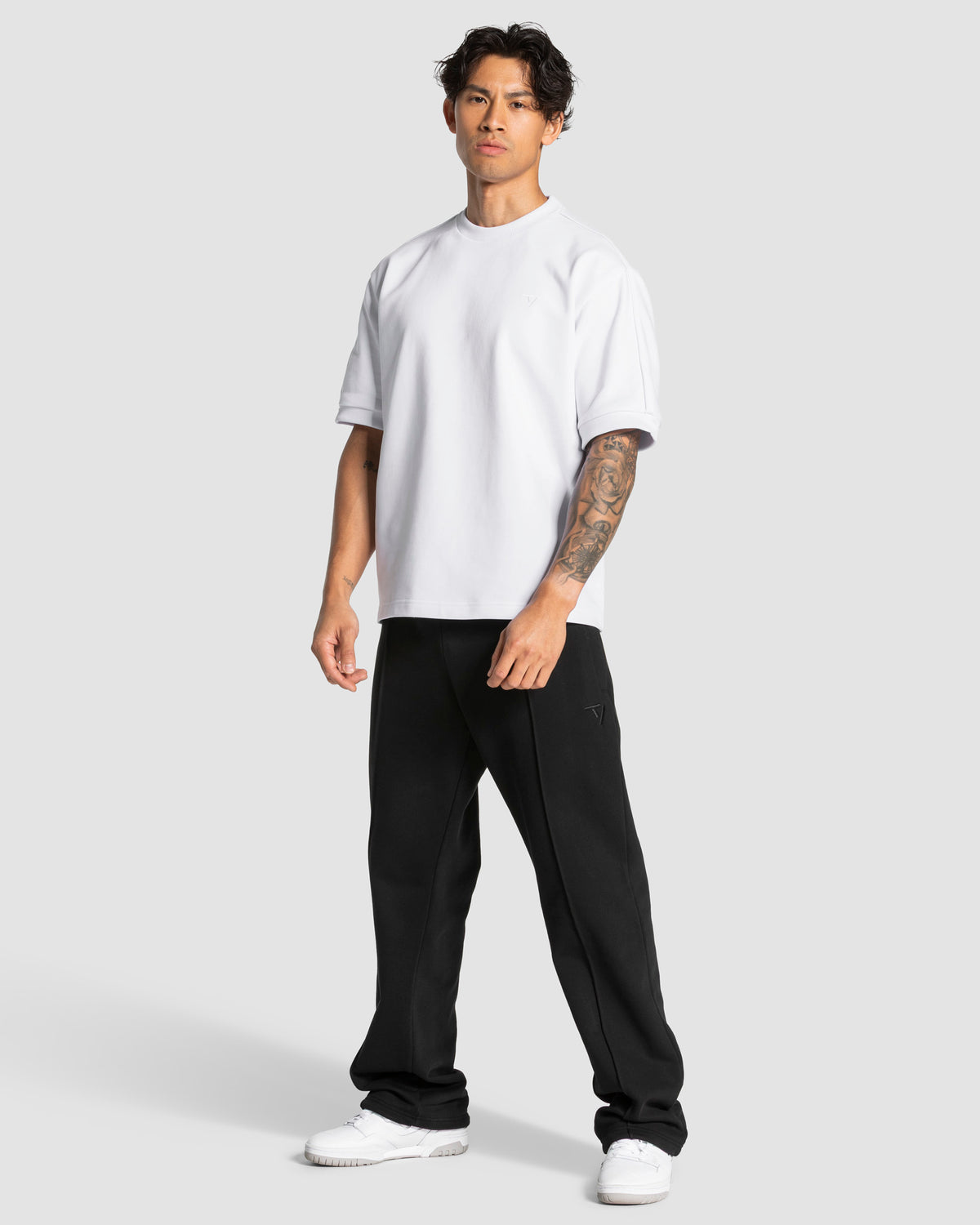 Contrastline Oversized T-Shirt ‘White’