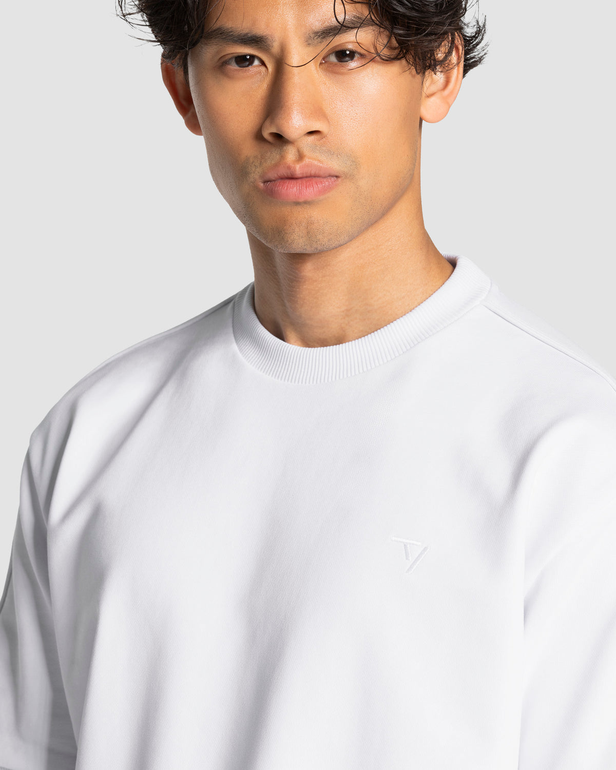 Contrastline Oversized T-Shirt ‘White’