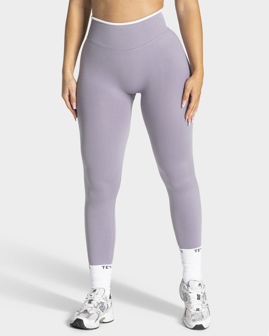 Contrastline Sculpt Scrunch Leggings ‘Lavender’