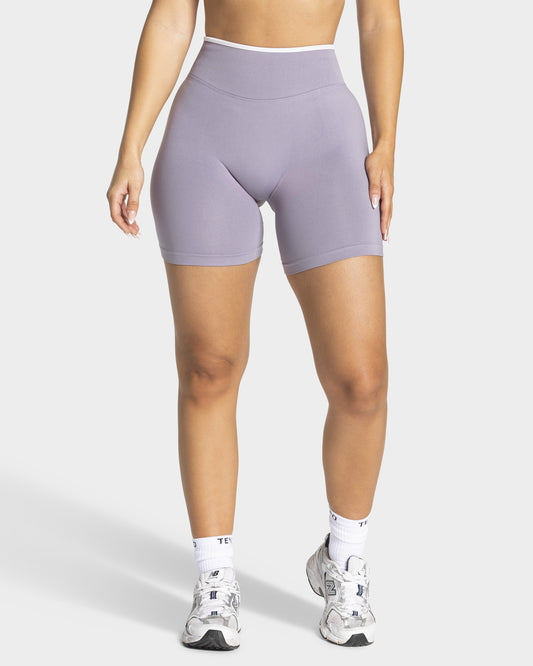 Contrastline Sculpt Scrunch Shorts ‘Lavender’