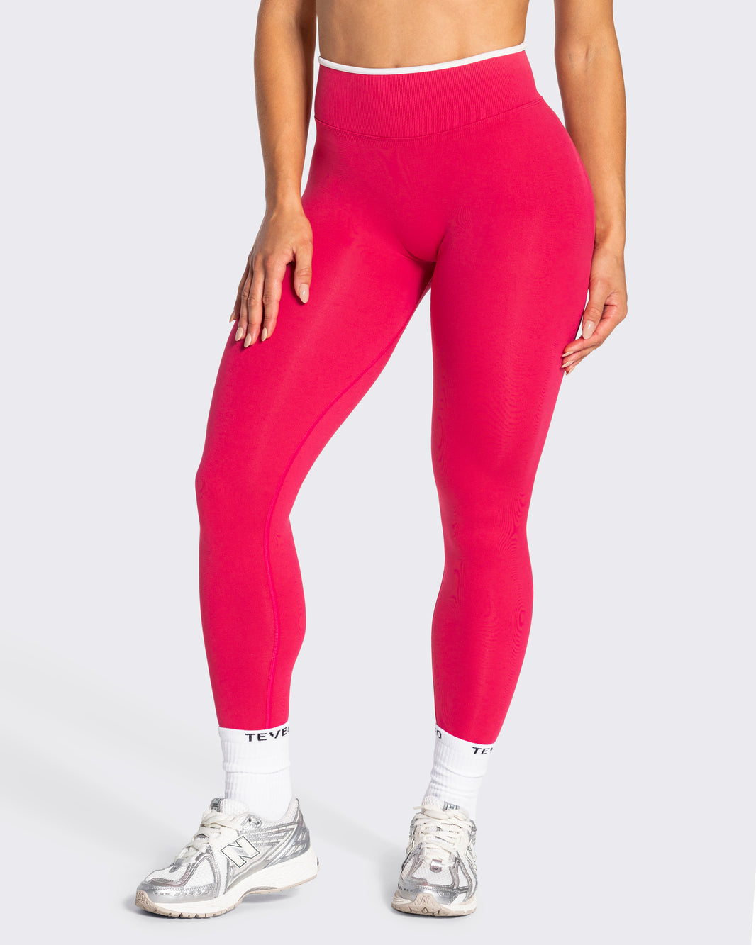 Leggings Sculpt Scrunch Contrastline “Berry"