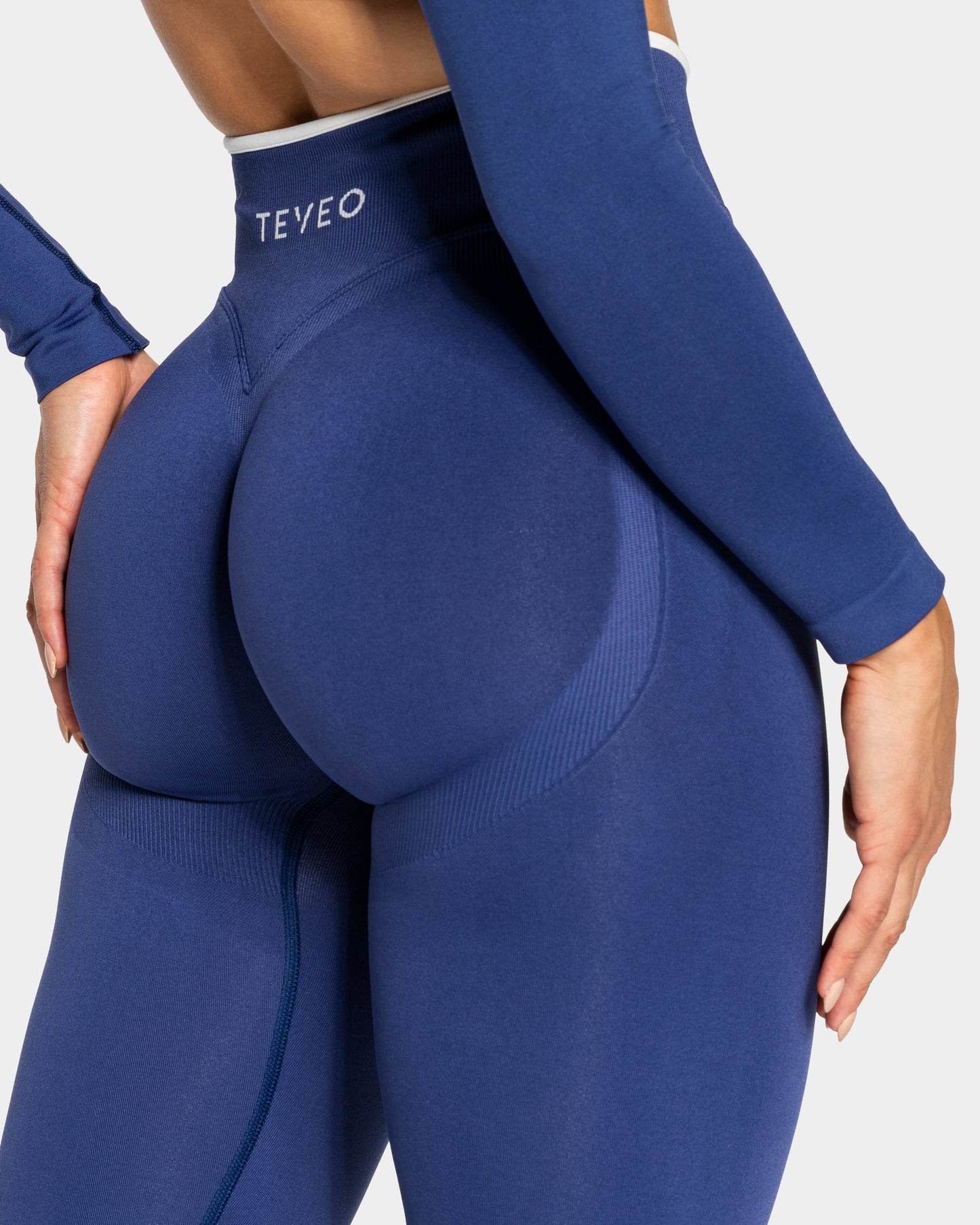 Contrastline Sculpt Scrunch Leggings ‘Indigo’