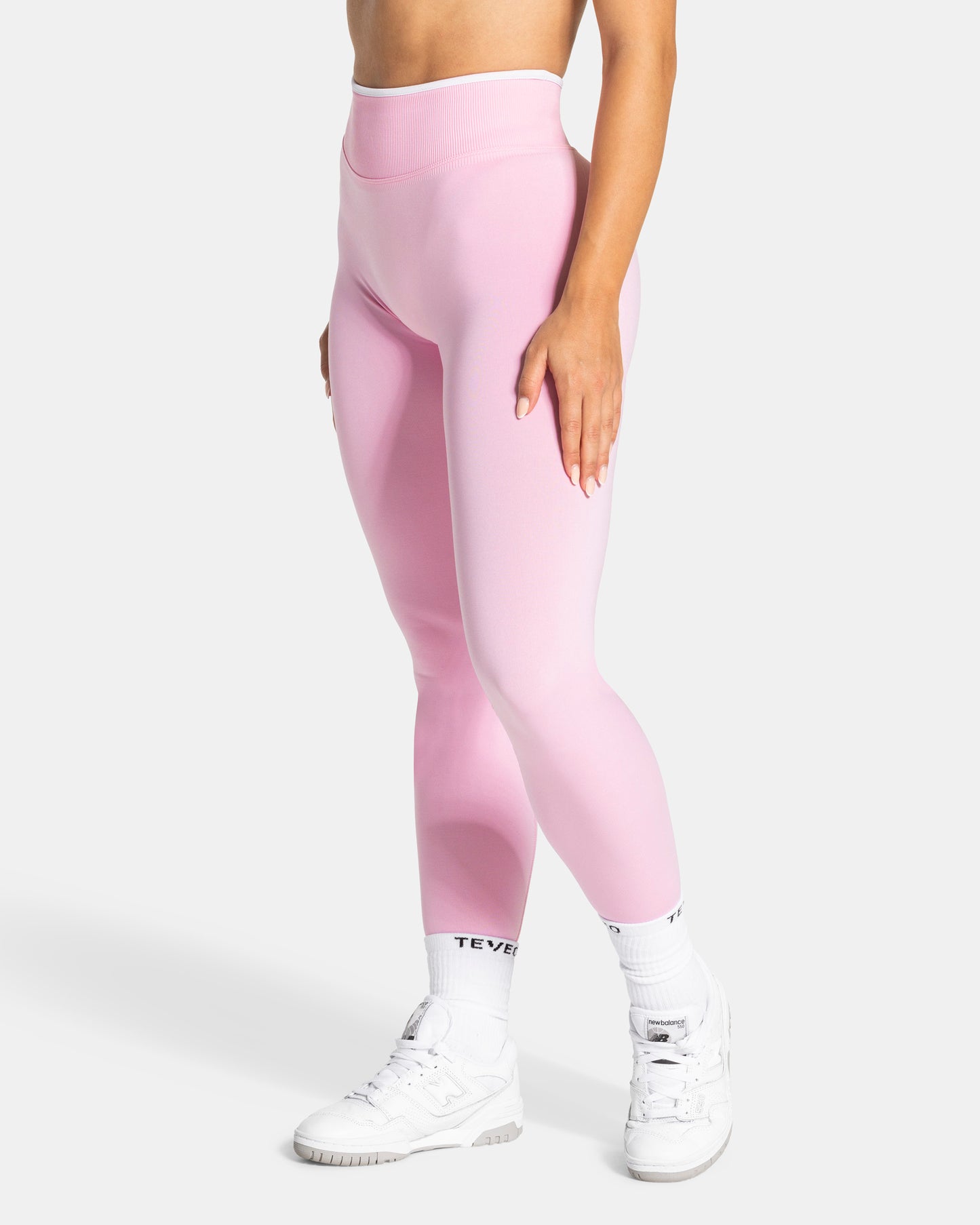Leggings Sculpt Scrunch Contrastline “True Pink"