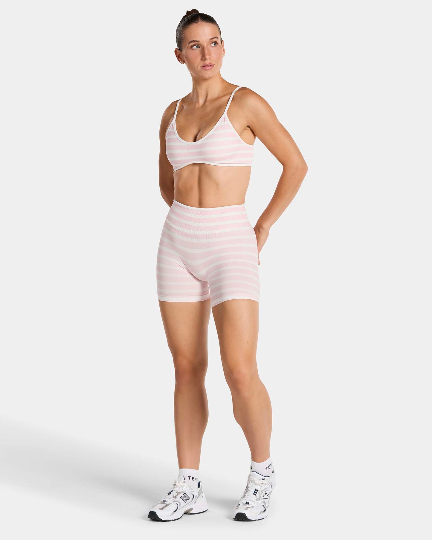Short Sculpt Scrunch Contrastline « Stripe Blossom »