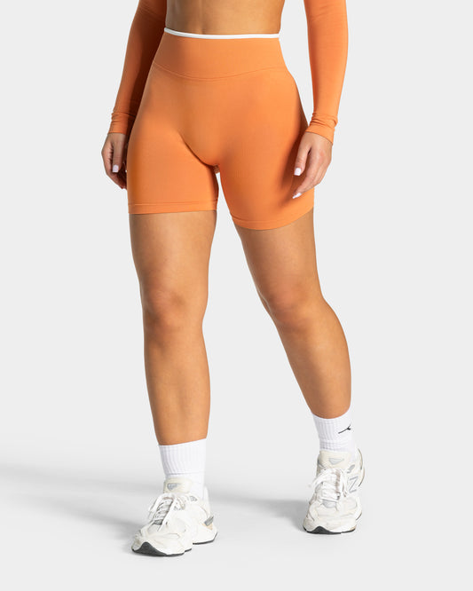 Contrastline Sculpt Scrunch Shorts ‘Pumpkin Spice’
