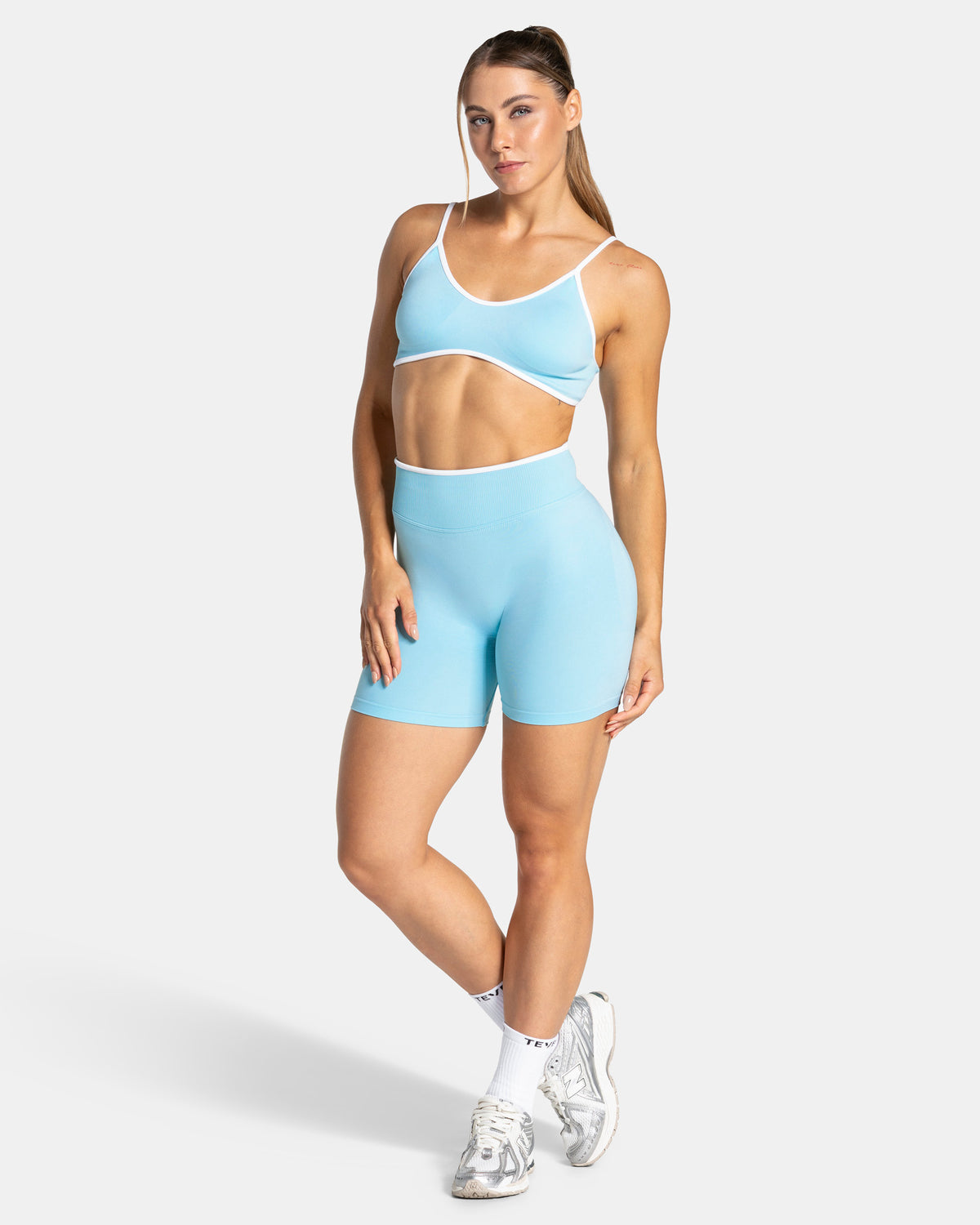 Contrastline Shorts ‘Arctic Blue’