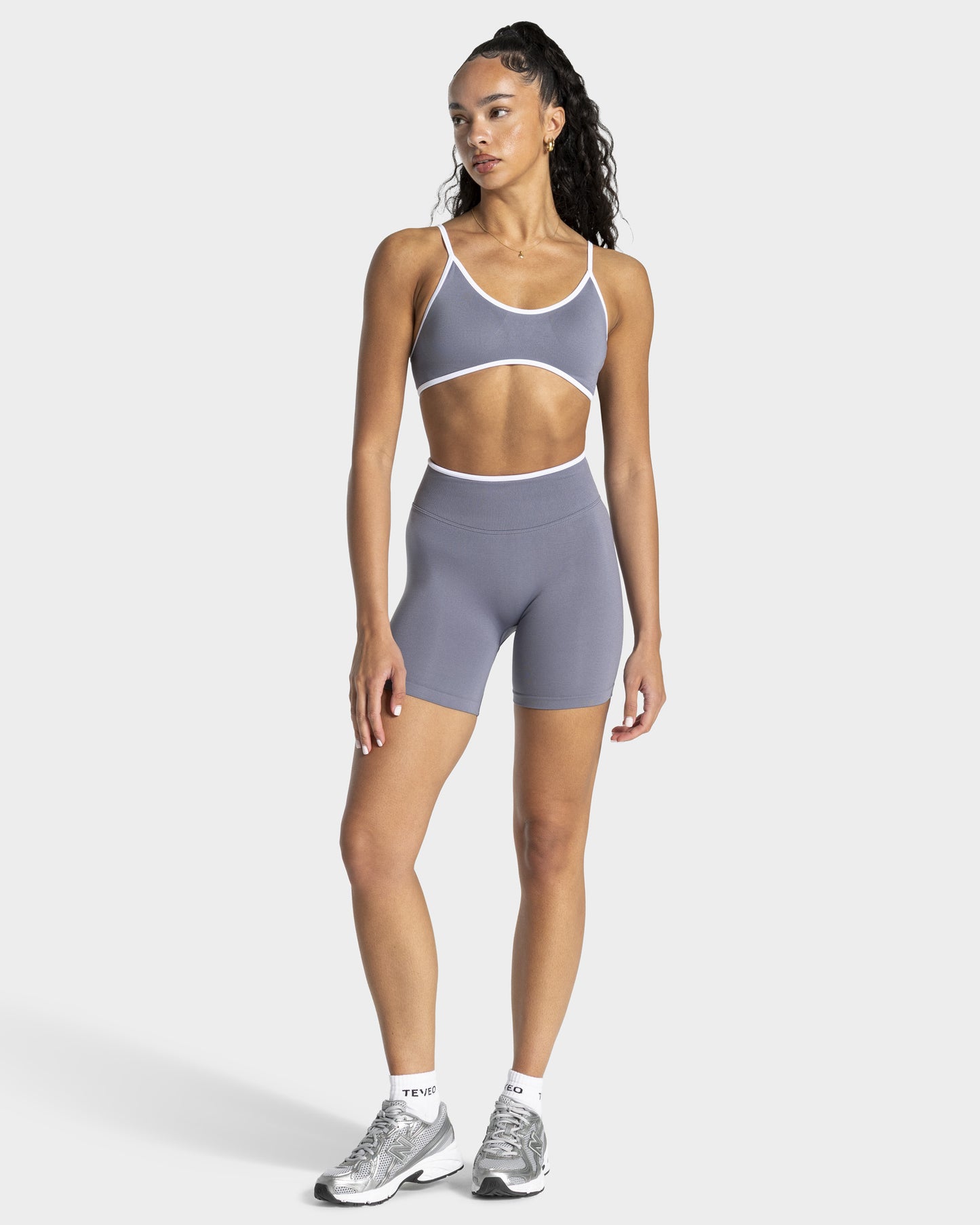Contrastline Shorts ‘Ice Grey’