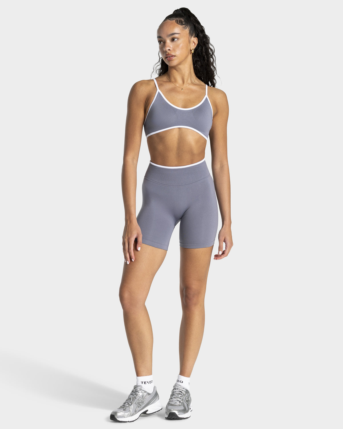 Contrastline Shorts ‘Ice Grey’