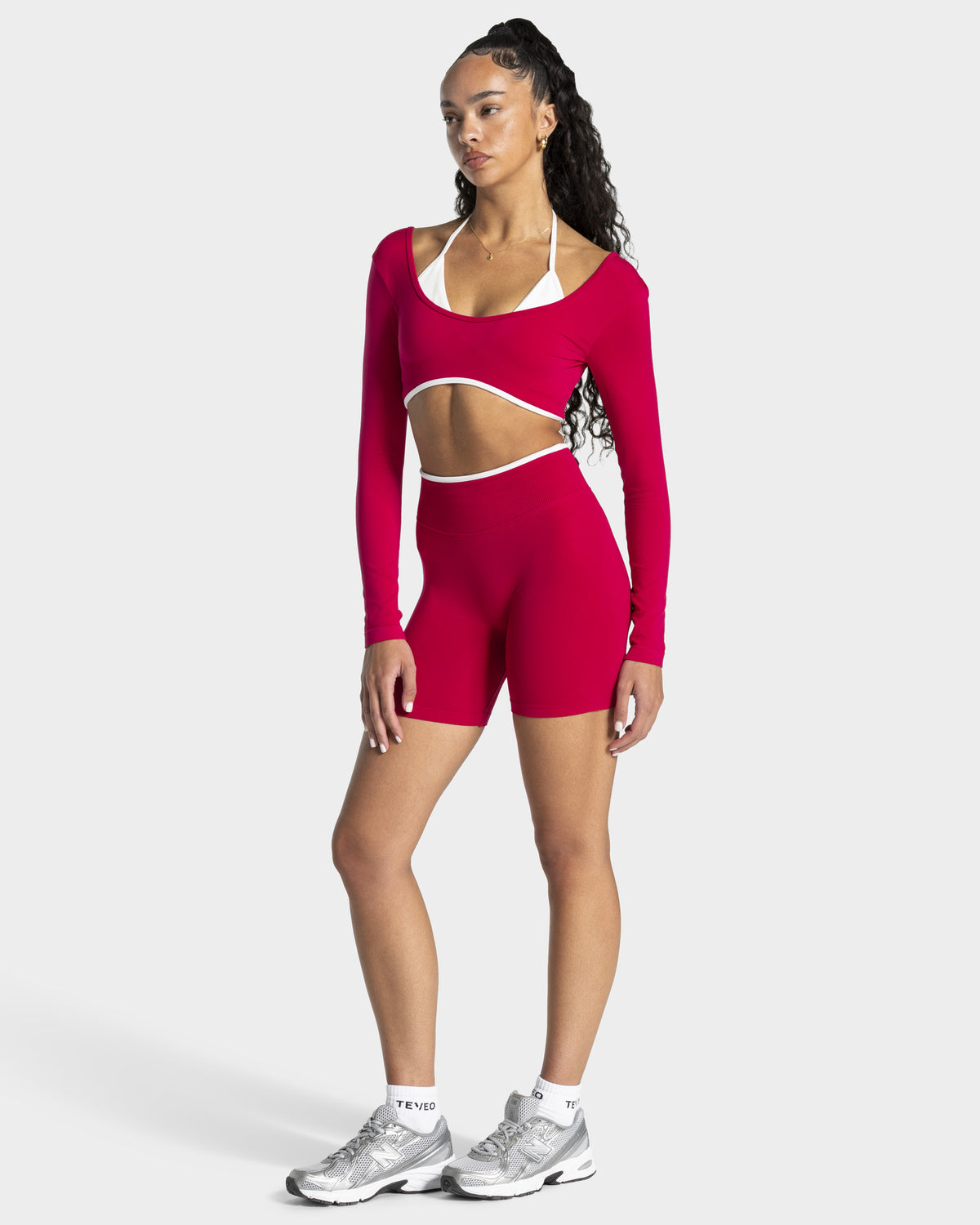 Contrastline Shorts ‘Raspberry’