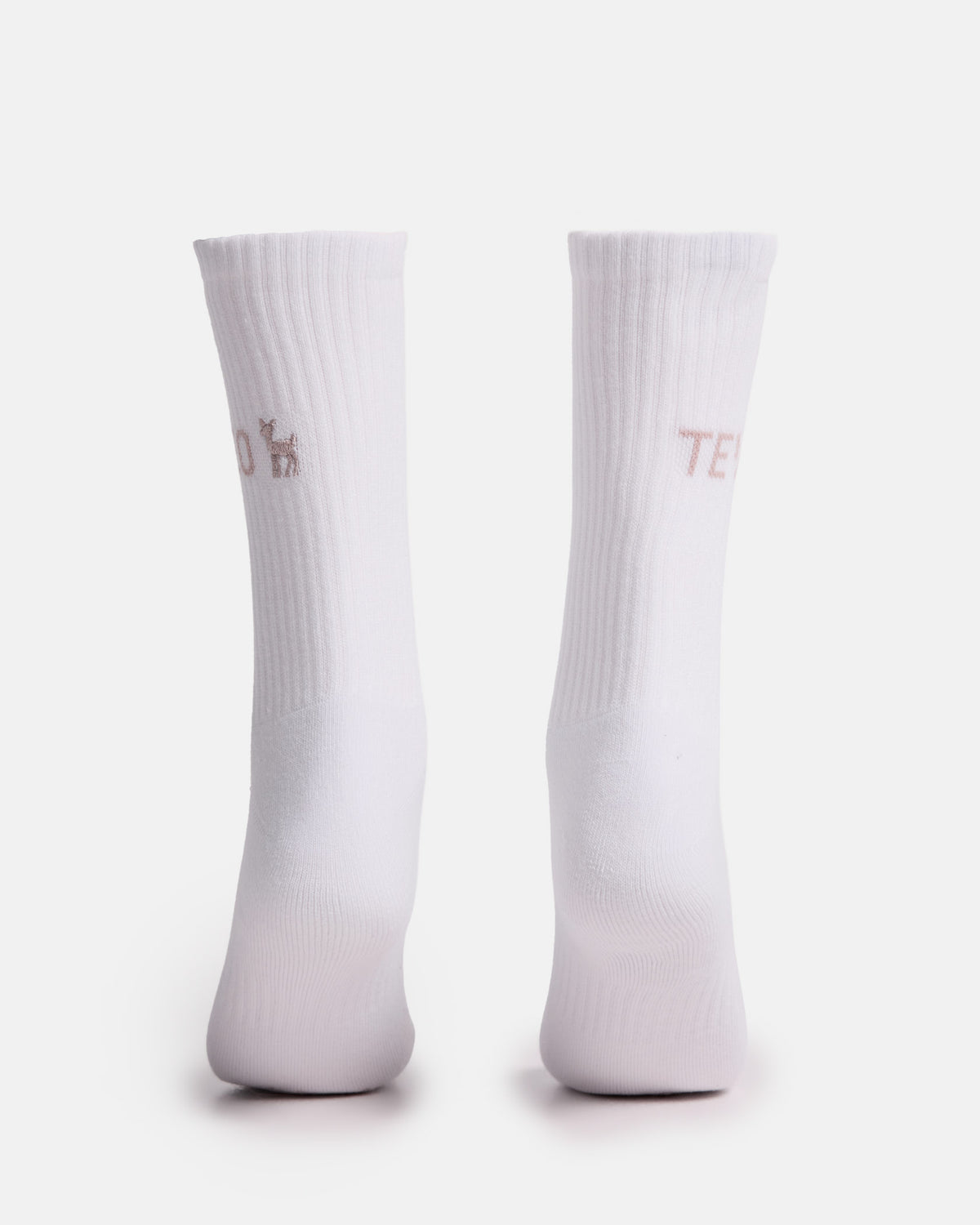 Contrastline Deer Socks (2-Pack) ‘Off-White - Cream’