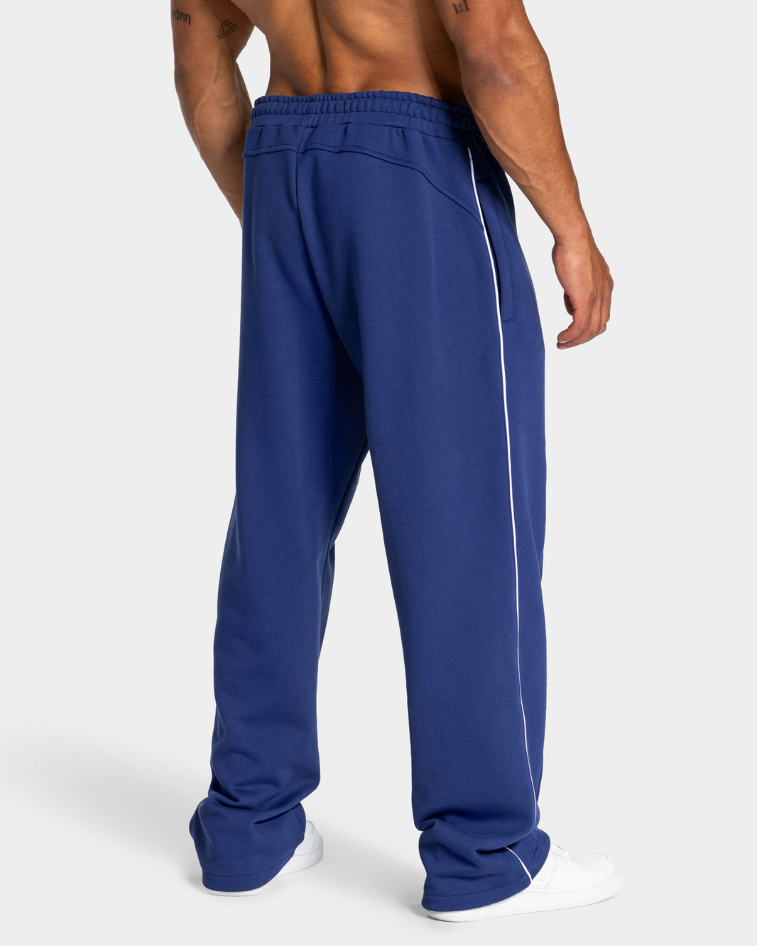 Contrastline Straight Leg Joggers ‘Indigo’