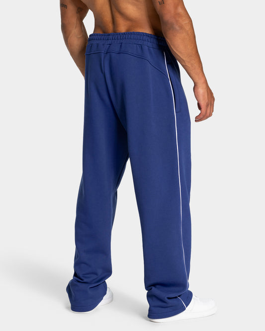 Joggers Straight Leg Contrastline “Indaco"