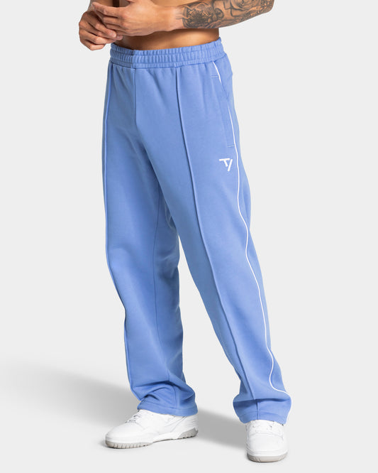 Contrastline Straight Leg Joggers ‘Azure’