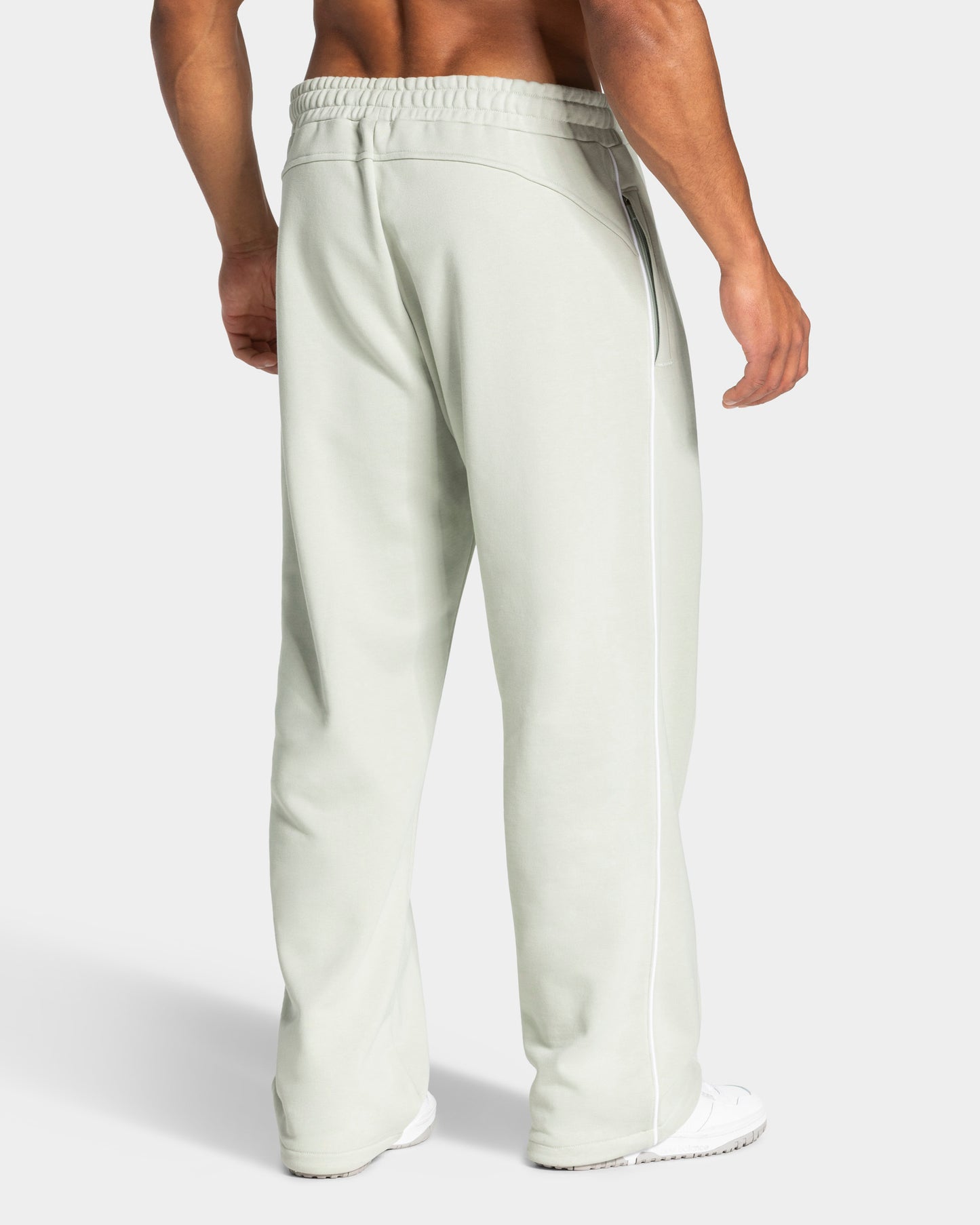 Contrastline Straight Leg Joggers ‘Pistachio’