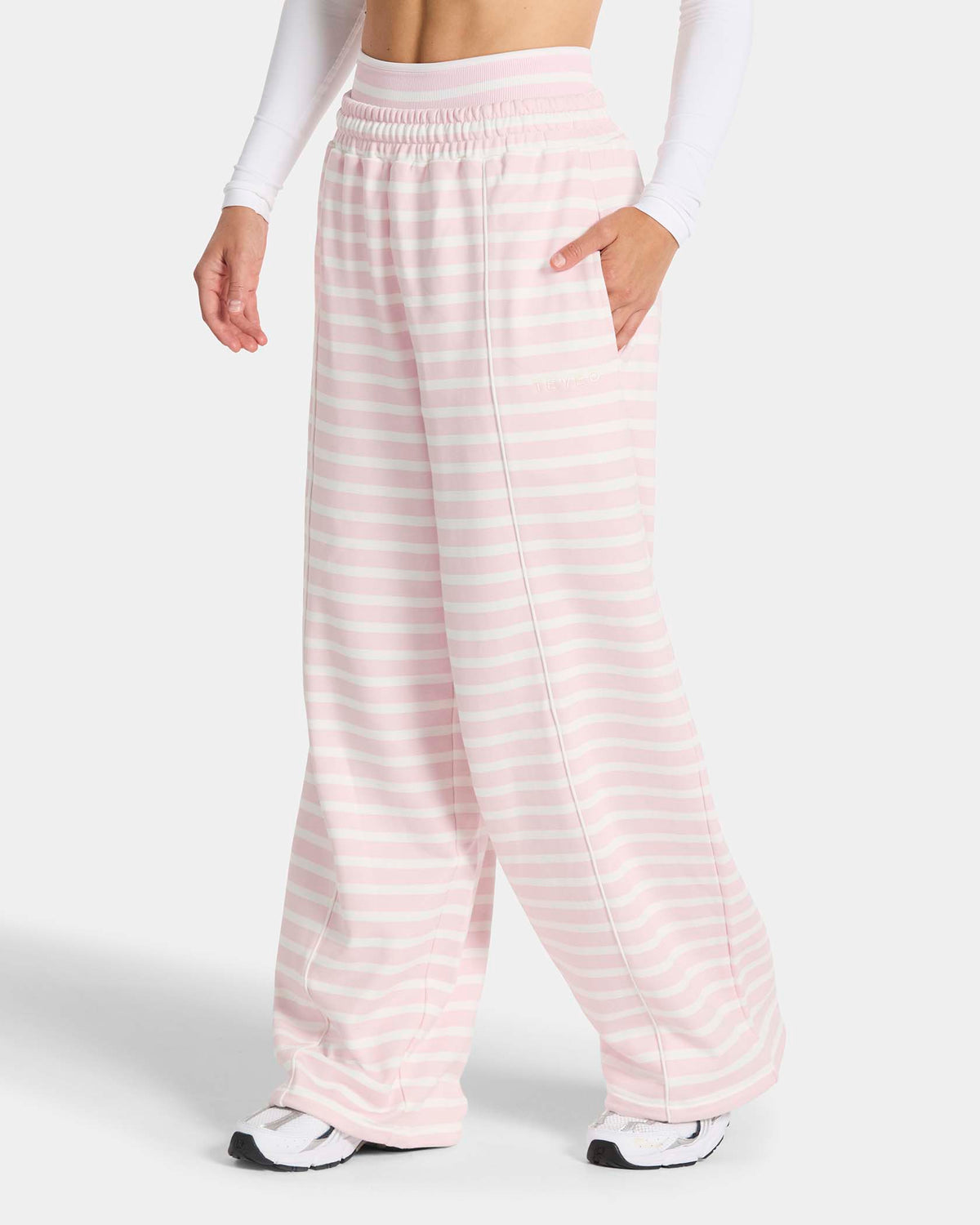 Pantalones jogger Contrastline Wide Leg «rayas Blossom»