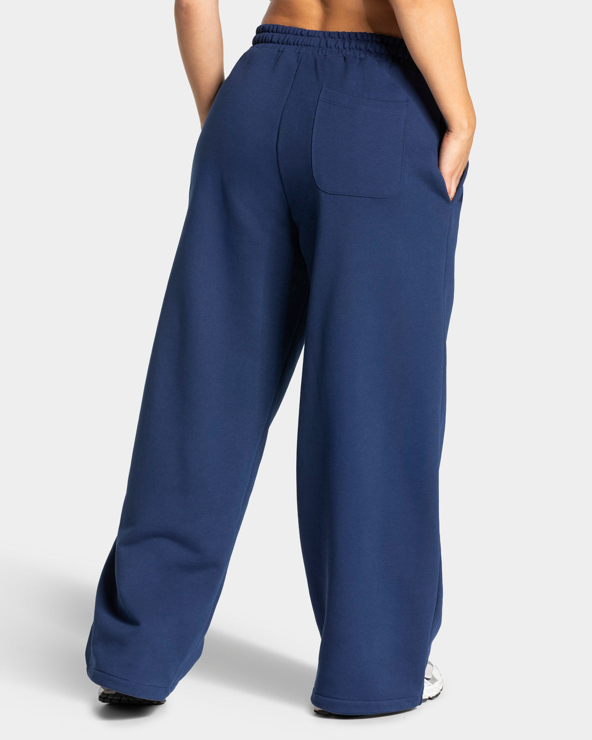 Contrastline Wide Leg Joggers ‘Dark Blue’