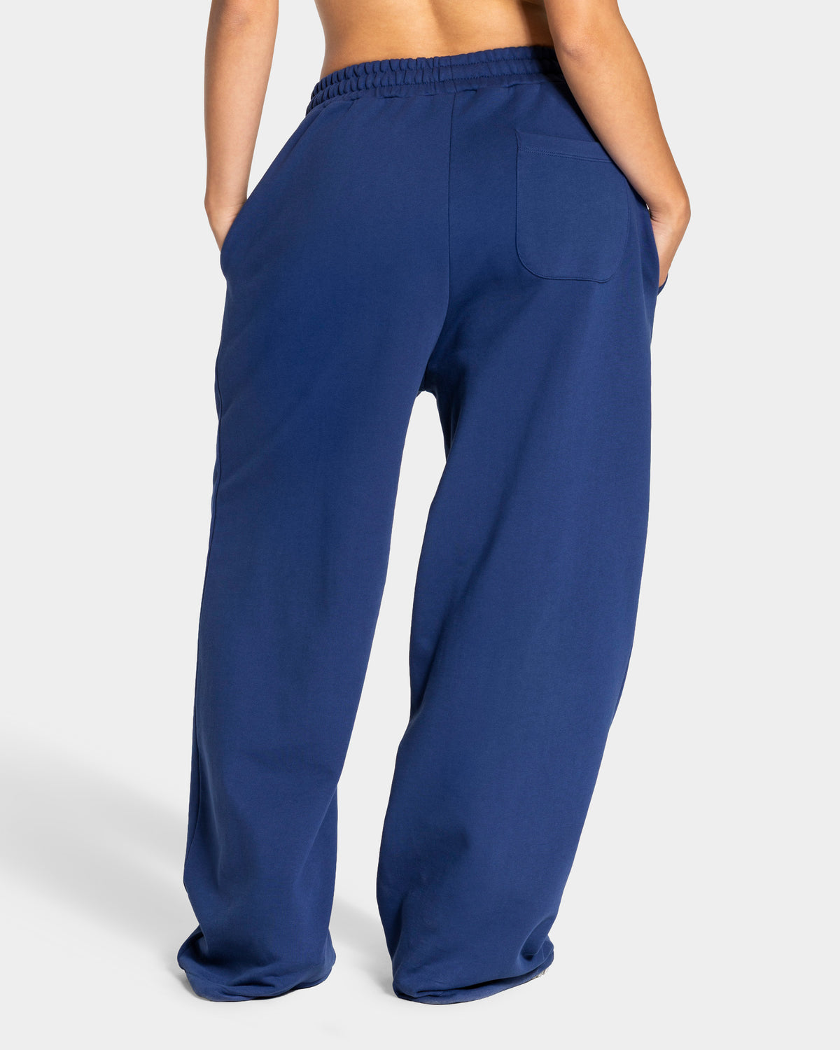 Contrastline Wide Leg Joggers ‘Indigo’