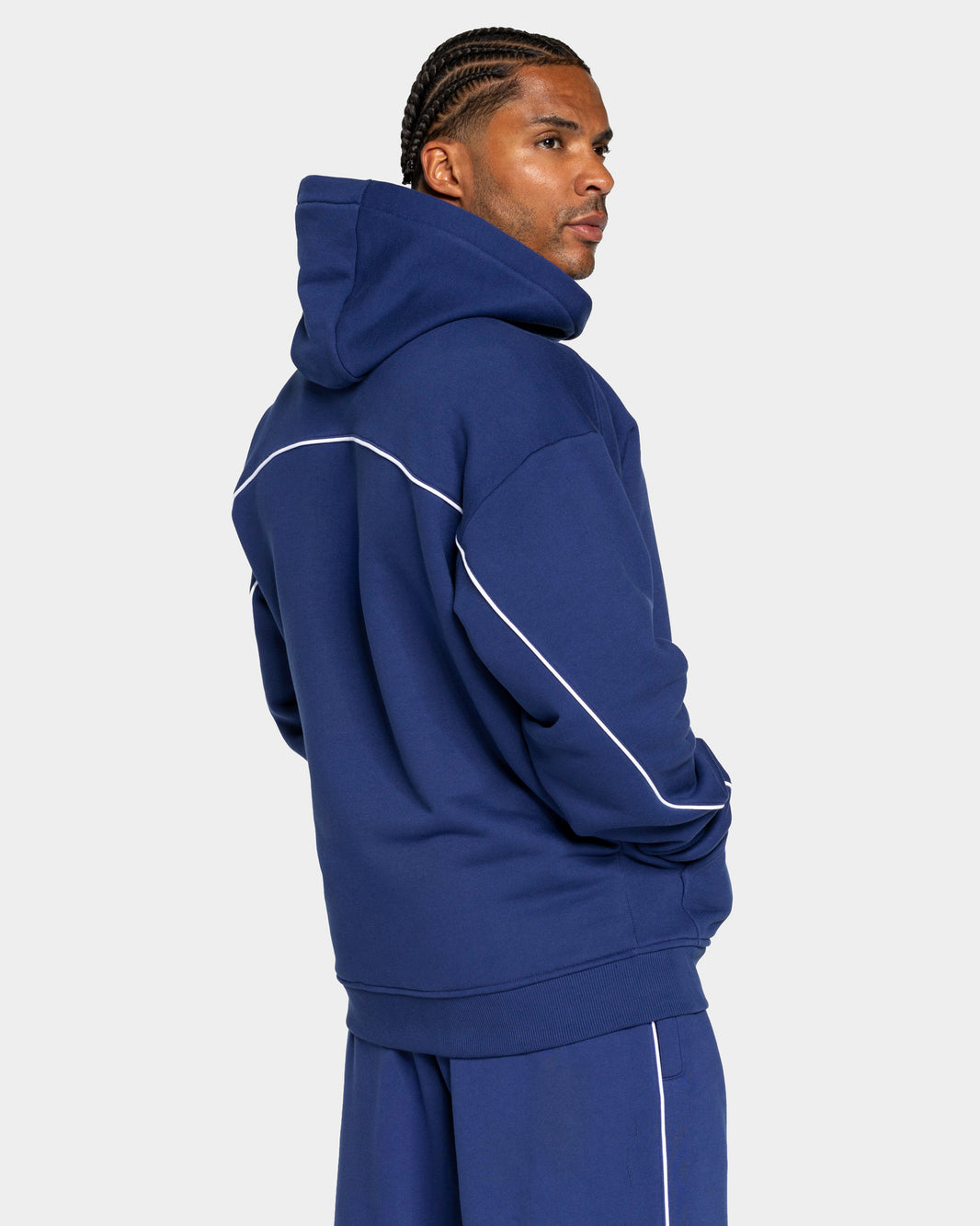 Contrastline Zip Jacket ‘Indigo’