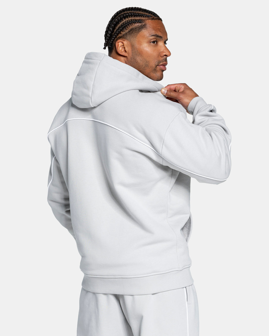 Contrastline Zip Jacket ‘Moon’